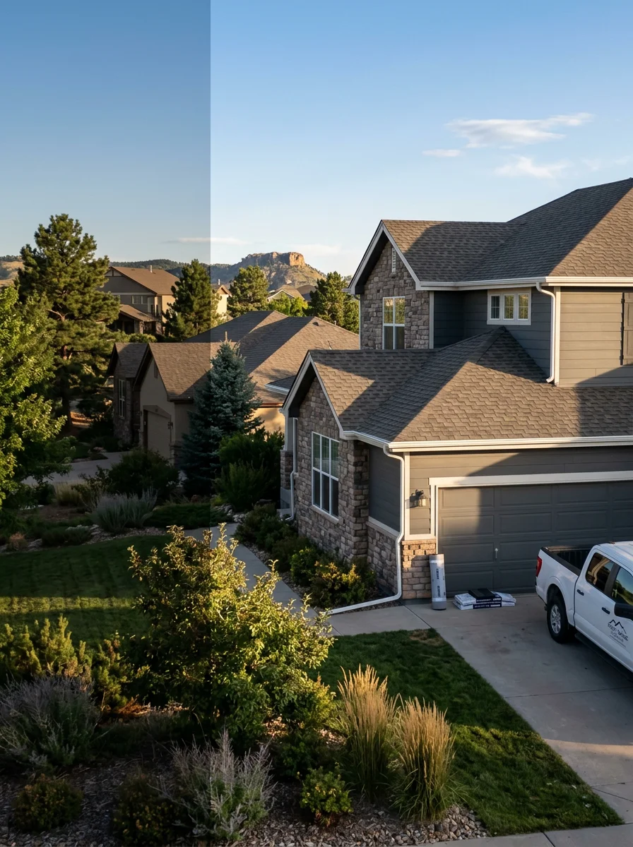 Castle Rock residential property exterior showing contemporary construction and local community setting.